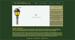 Desktop Screenshot of oldwellsboroinn.com
